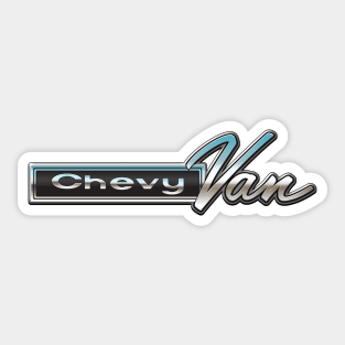 Chevy Van Emblem Sticker